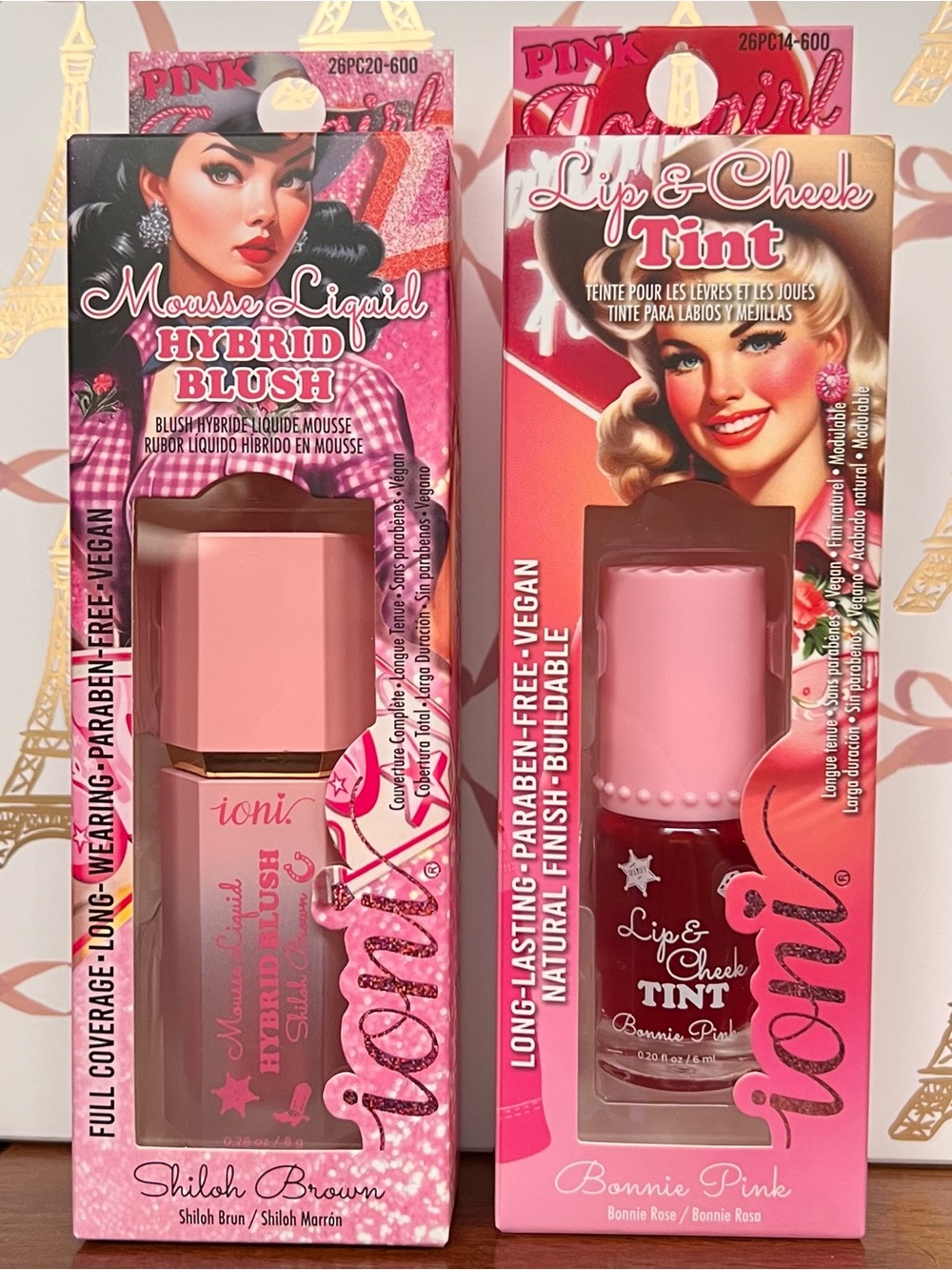 Ioni Cosmetics Pink Cowgirl Makeup Bundle